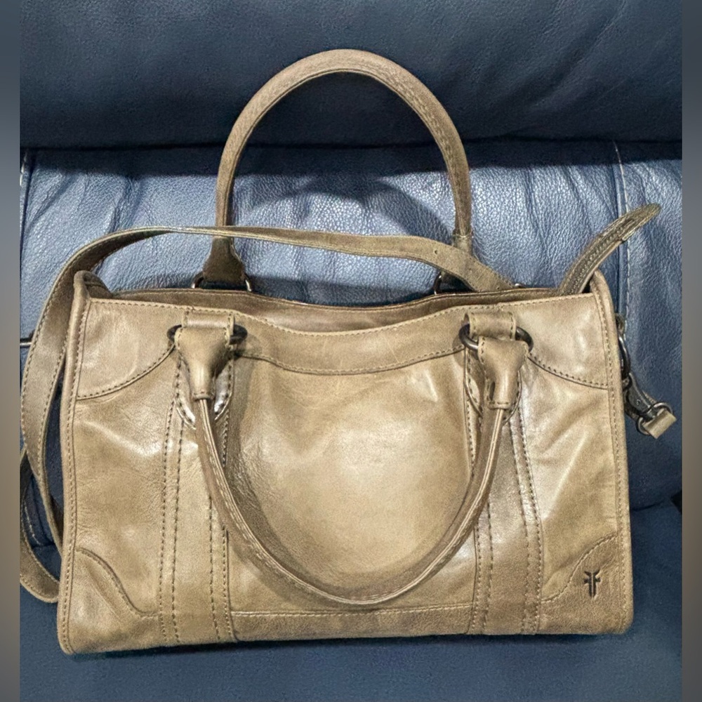 FRYE 100% LEATHER TOTE Tan Leather Handbag